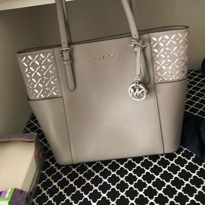 Micheal Kors Grey Handbag